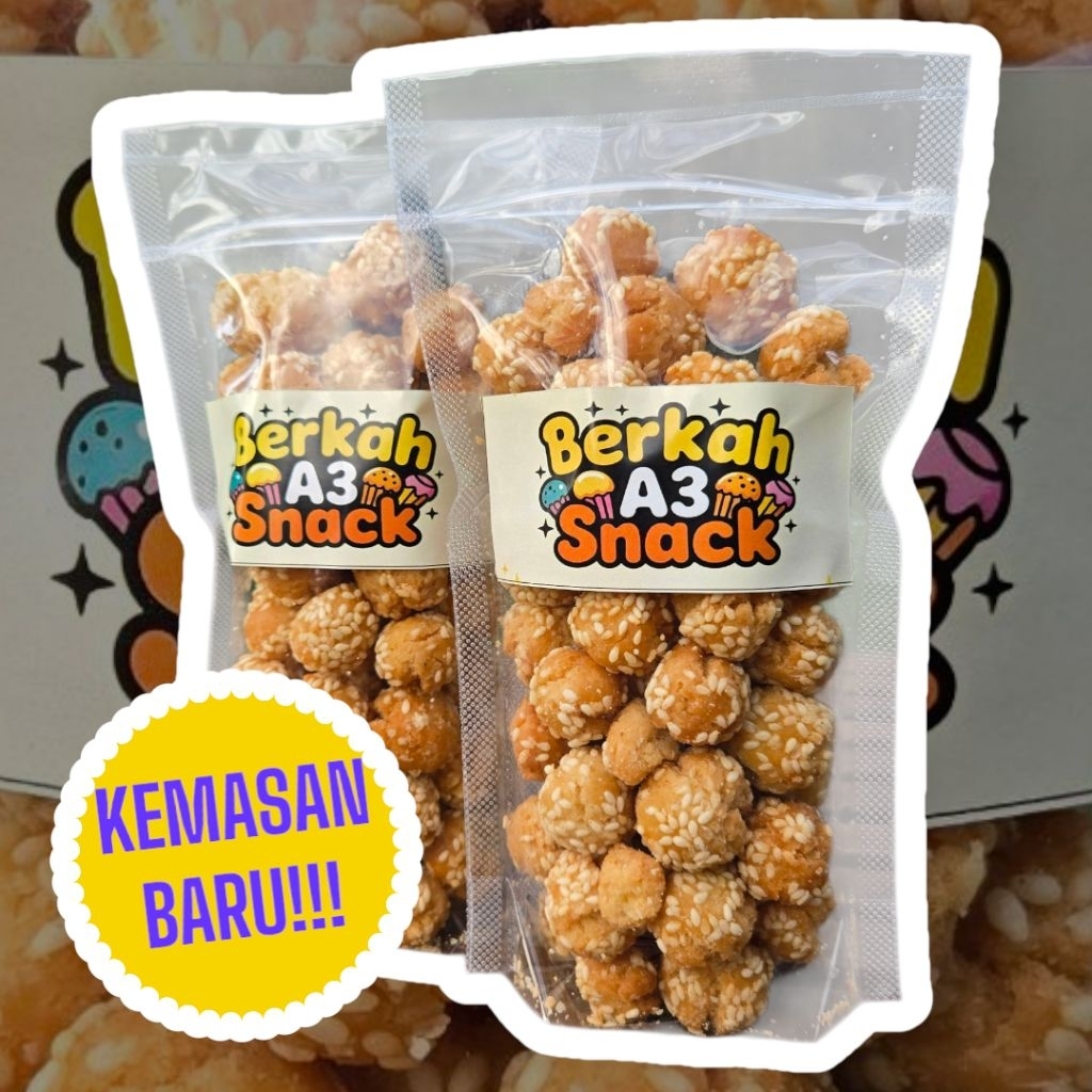 

Kue Ciput Wijen / Onde onde Kering / Onde onde ketawa wijen / Onde onde mini - Tekstur Renyah empuk tidak keras - Paket Lengkap 250 gram, 500 gram, 1000 gram