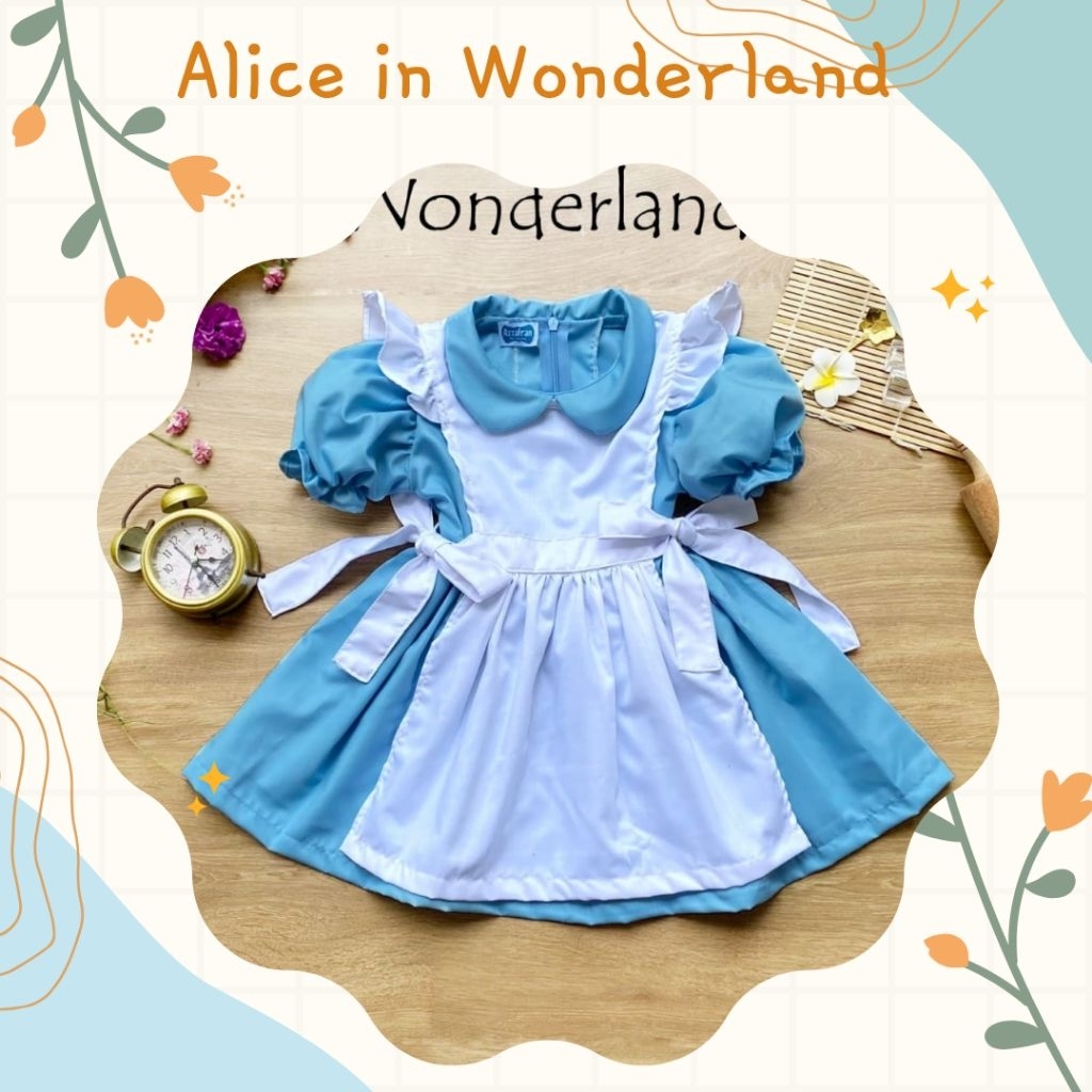kostum alice in wonderland / cosplay alice in wonderland /costume alice in wonderland /costume hallo