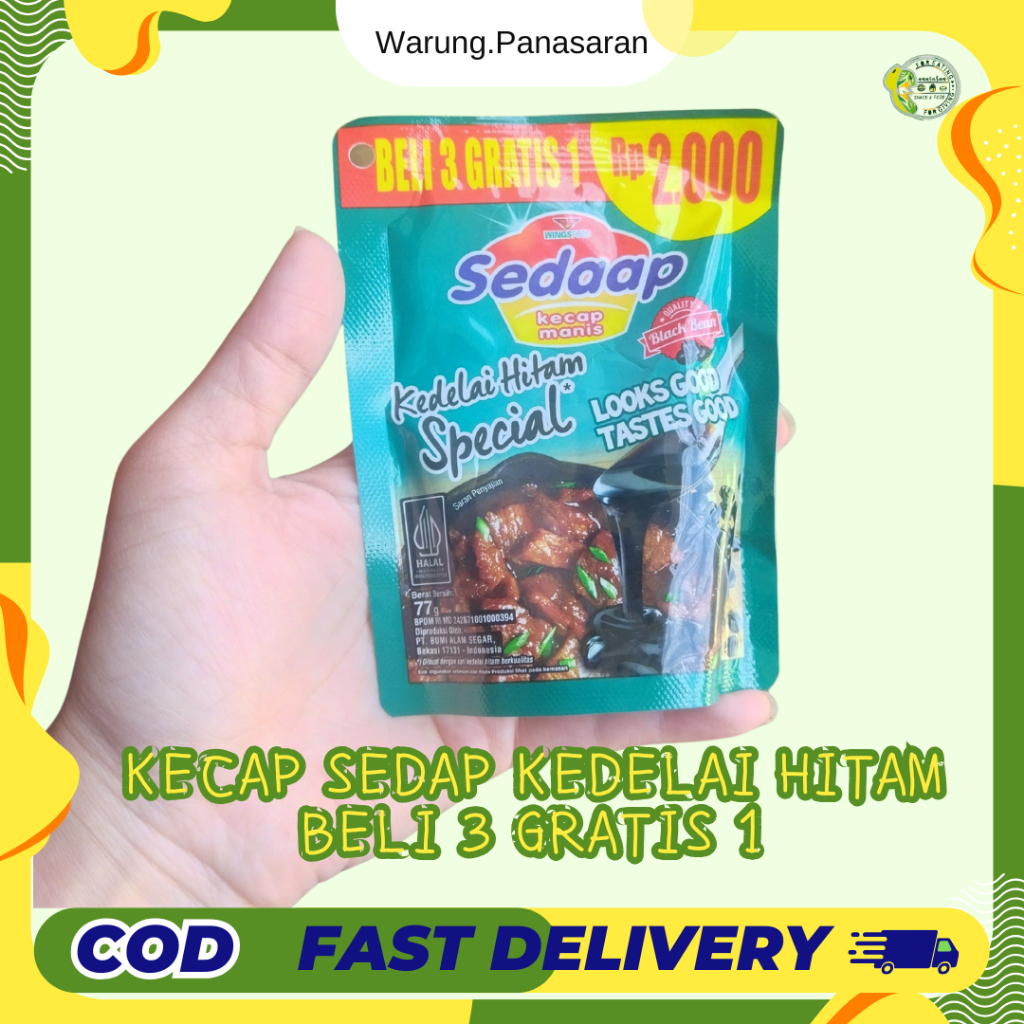 

PROMO Kecap Sedaap Kedelai Hitam 84 gr beli 3 gratis 1 2000an