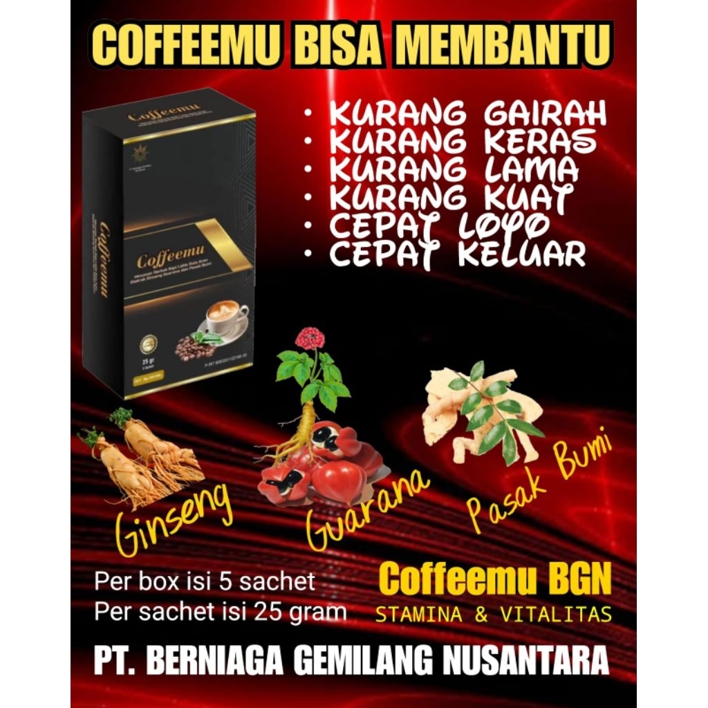 

[Harga Promo Spesial] Coffeemu - cofeemu - original BGN Best Seller