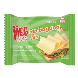 

Keju Meg Serbaguna Slice isi 10 - meg