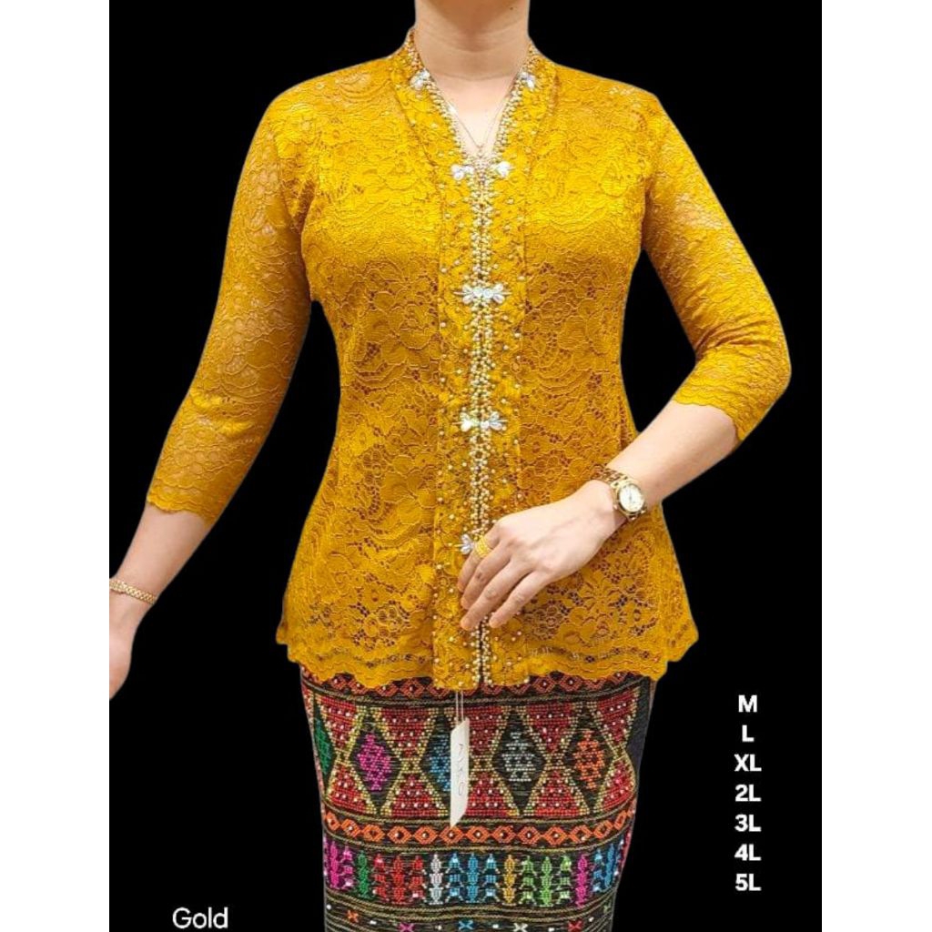 Blus Kebaya Payet Jahit