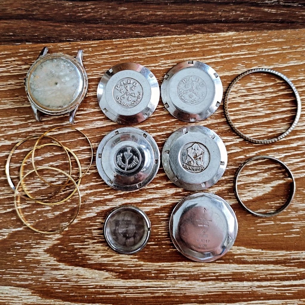 Part Jam Tangan Lawas Mido Multifort, Universal Geneve dll