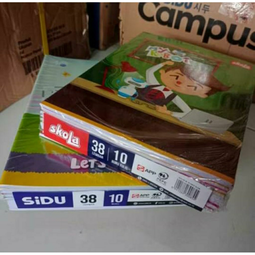 

Buku Tulis SIDU 38 Sinar Dunia isi 38 lembar, 1 pak isi 10 buku
