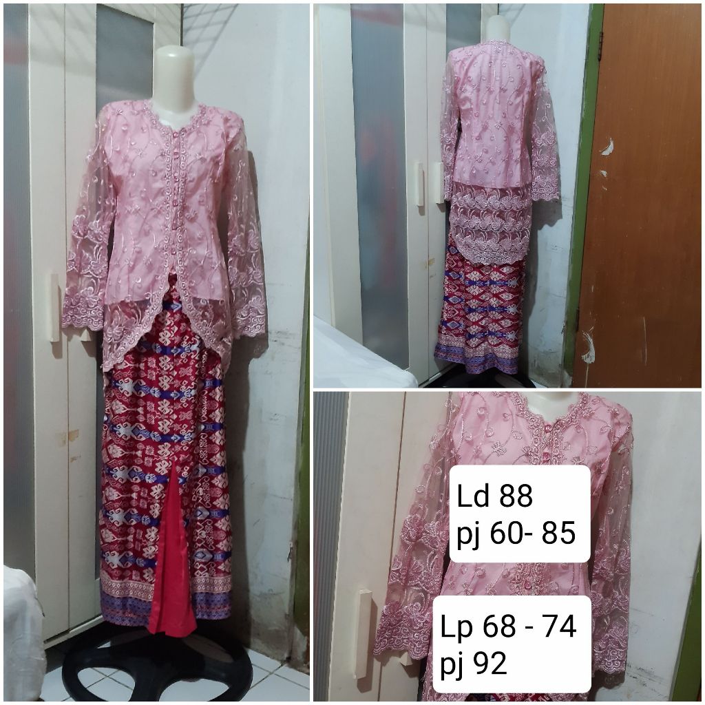 Kebaya set preloved, kebaya preloved