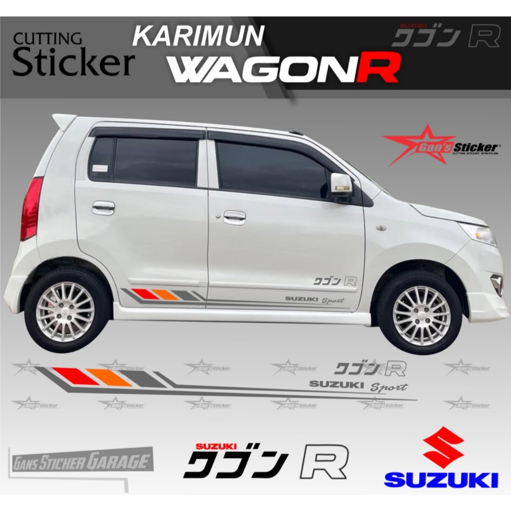 Sticker Karimun WagonR Aksesoris Mobil Karimun WagonR