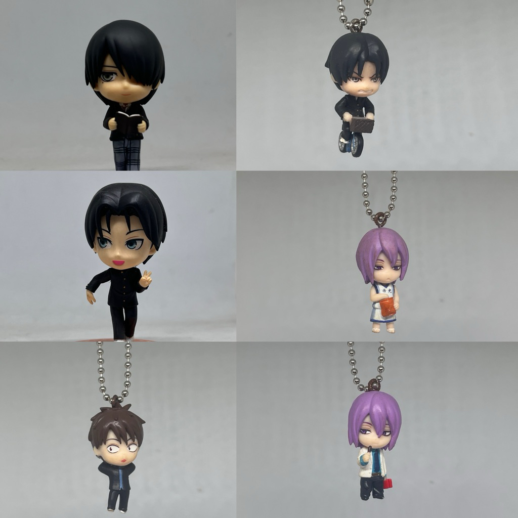 merch kuroko no basuke ganci keychain figure gantungan kunci kurobas kuroko no basket shinji murasak