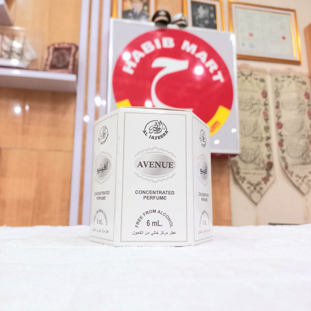Parfum Arab Al Jazeera AVENUE Roll On 6ml – Non Alkohol – Wangi Khas Elegan