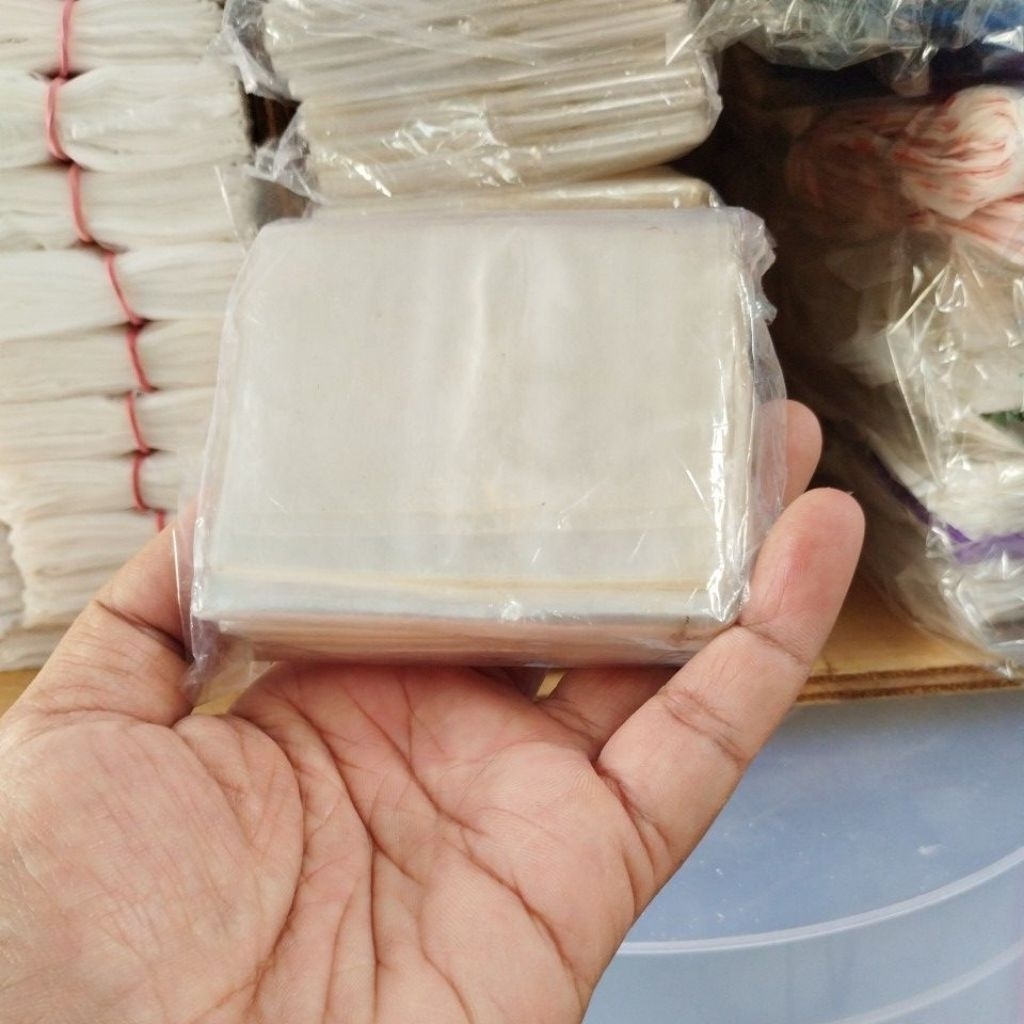 Plastik AA Bening Ukuran 8x20