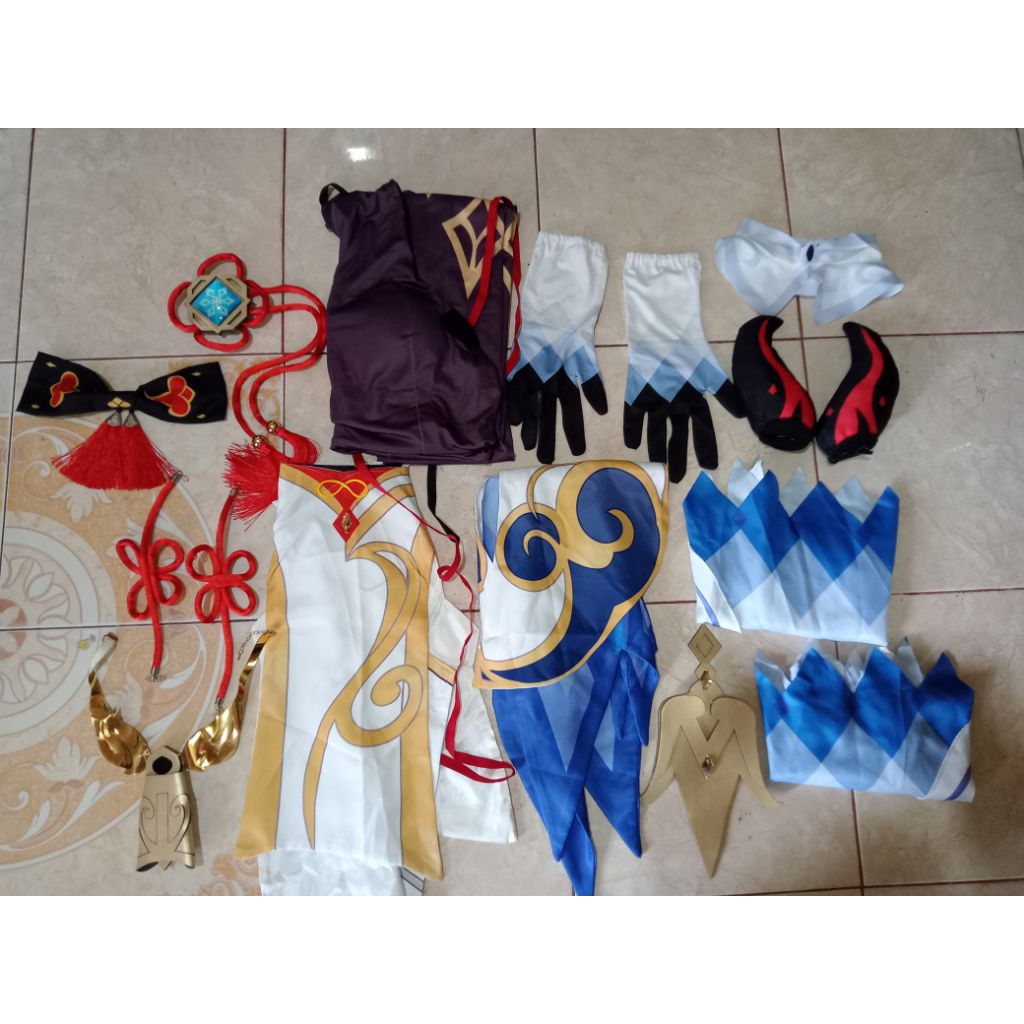 ganyu fullset wig manmei cos yywc