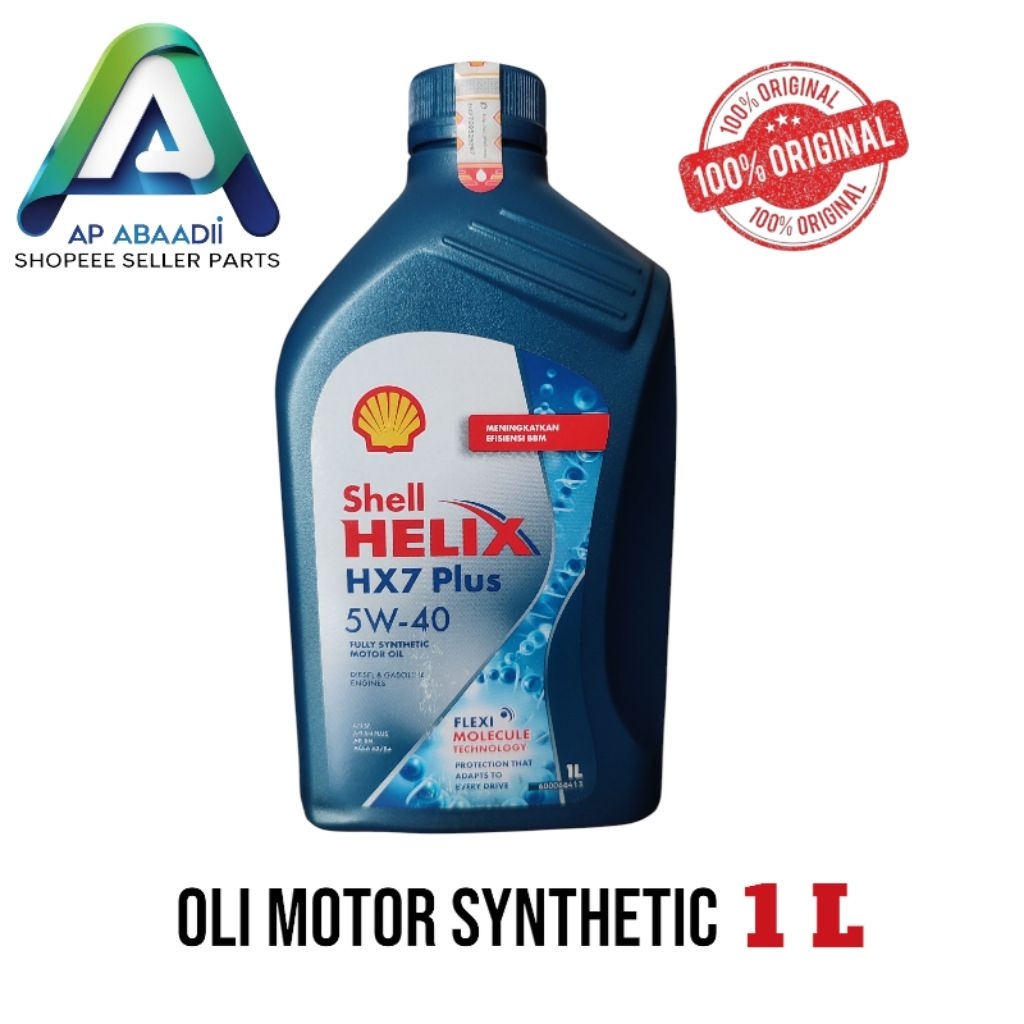 Shell Helix HX7 5W-40 (1L) oli motor oli mobil
