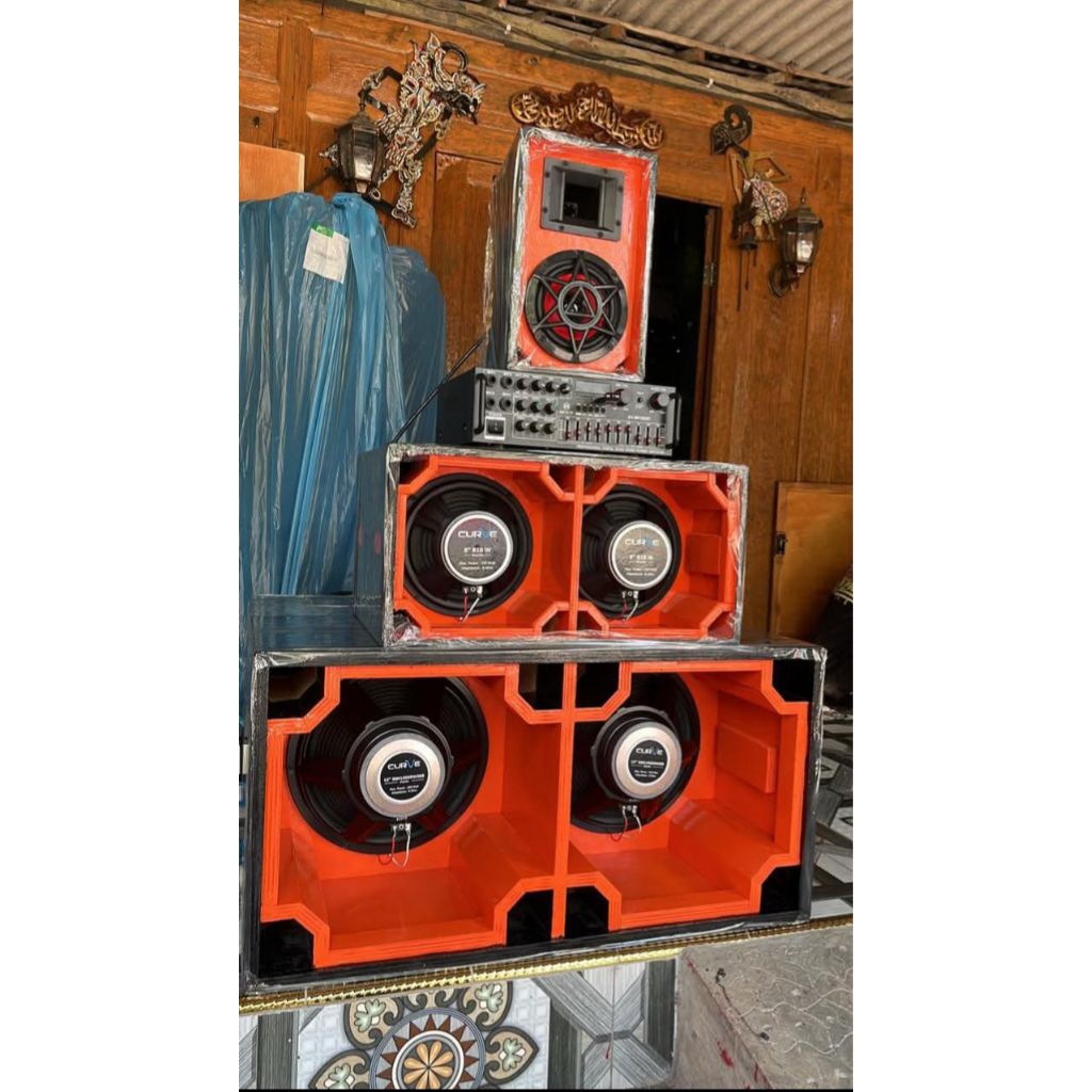 Paket sound system lengkap siap bunyi