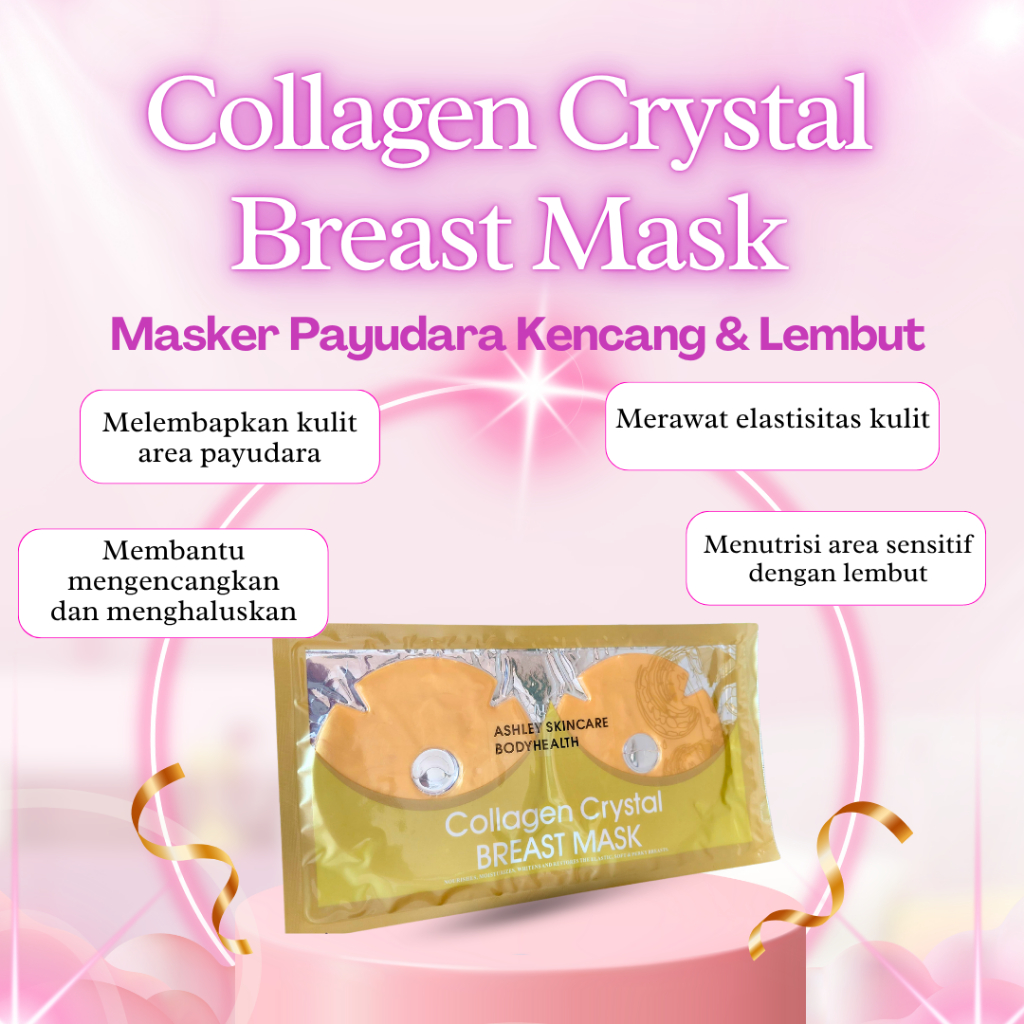 Masker Payudara -Collagen Crystal Breast Masker Payudara Kencang & Lembut