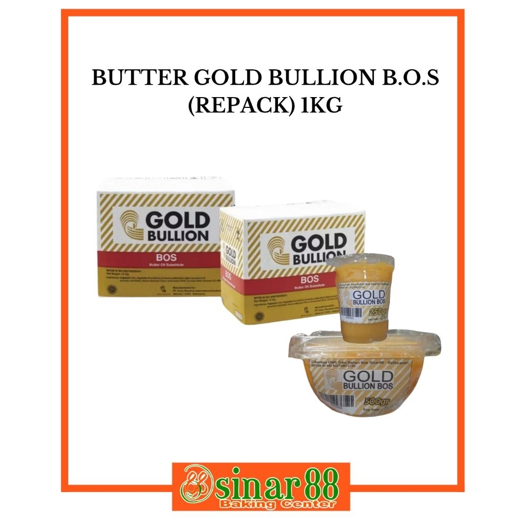 

Gold Bullion B.O.S (Butter Oil Substitute) 1kg PLASTIK BENING
