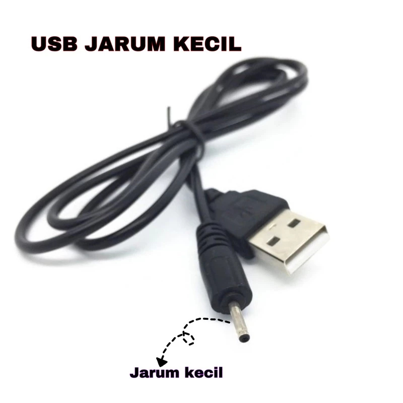Kabel Charger Nokia Jarum Kecil 45cm Bisa Cas & Data | Kabel Cas HP Jadul