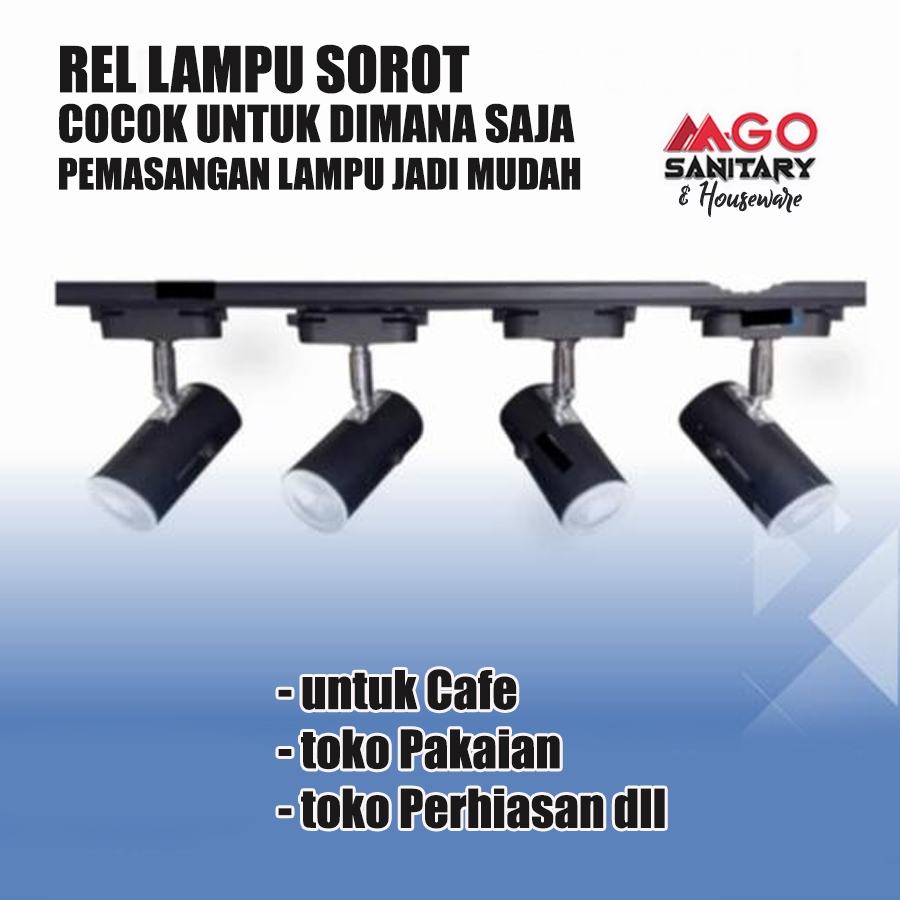 REL LAMPU KAP SOROT / REL LAMPU TRACK / LAMPU SOROT SPOT LIGHT