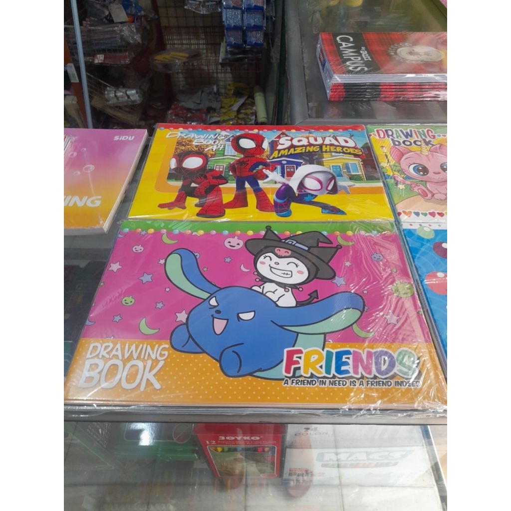 

1 PAK BUKU GAMBAR A4 ANAK SD MOTIF RANDOM COWOK CEWEK