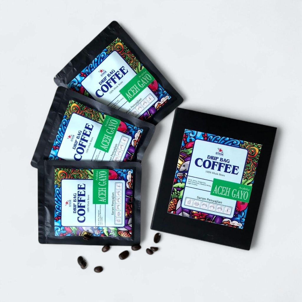 

Kopidripbag Arabika Aceh Gayo - 100% Kopi Asli, Tanpa Gula