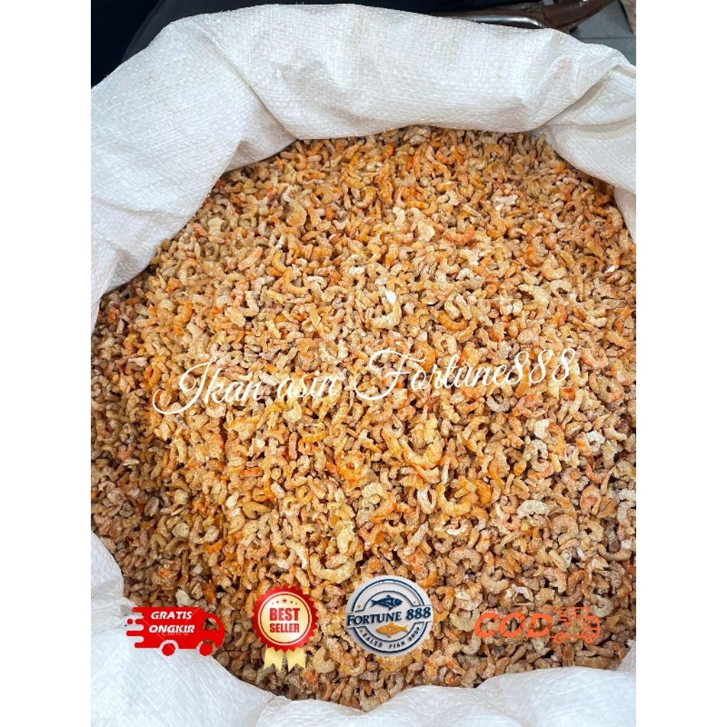 

Ebi Kering Super/Daging Udang Kupas kulit asli Bagansiapiapi size Sedang 250gram