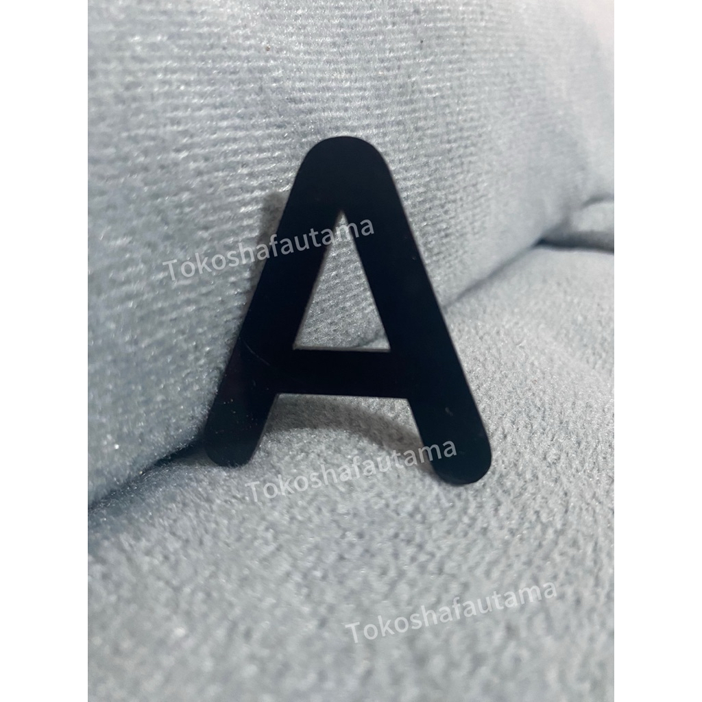 Huruf A-Z Akrilik 2mm / Abjad / Nama /Dekorasi