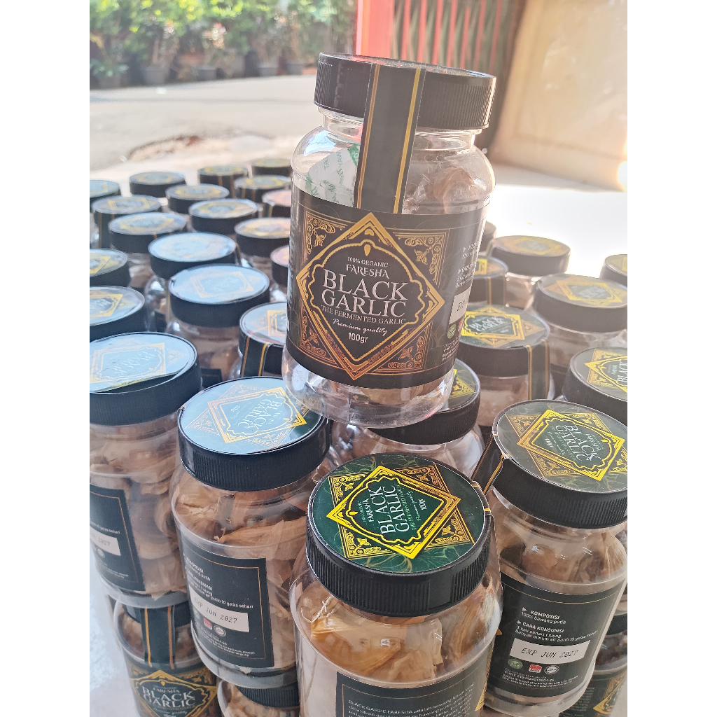 

BLACK GARLIC JOSS PREMIUM!!! FERMENTASI Bawang hitam 100gr