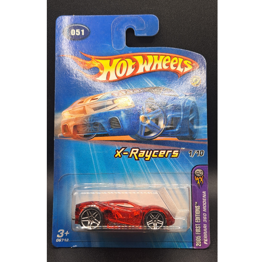 2005 Hot Wheels - X-Raycers - Ferrari 360 Modena - Red