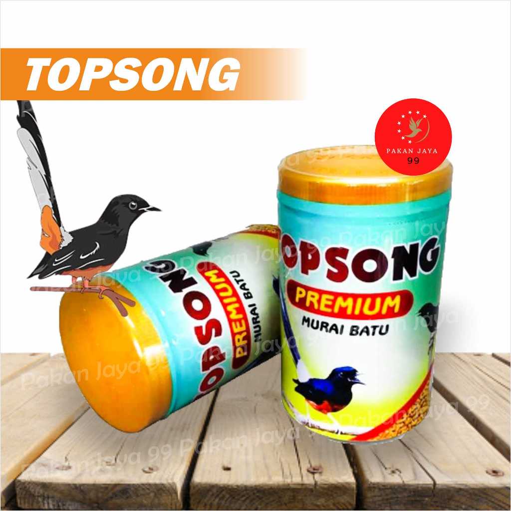 TOPSONG MURAI PREMIUM 1 TOPLES VOER MAKANAN BURUNG PEMAKAN SERANGGA MURAI KACER WAMBI PROTEIN TINGGI