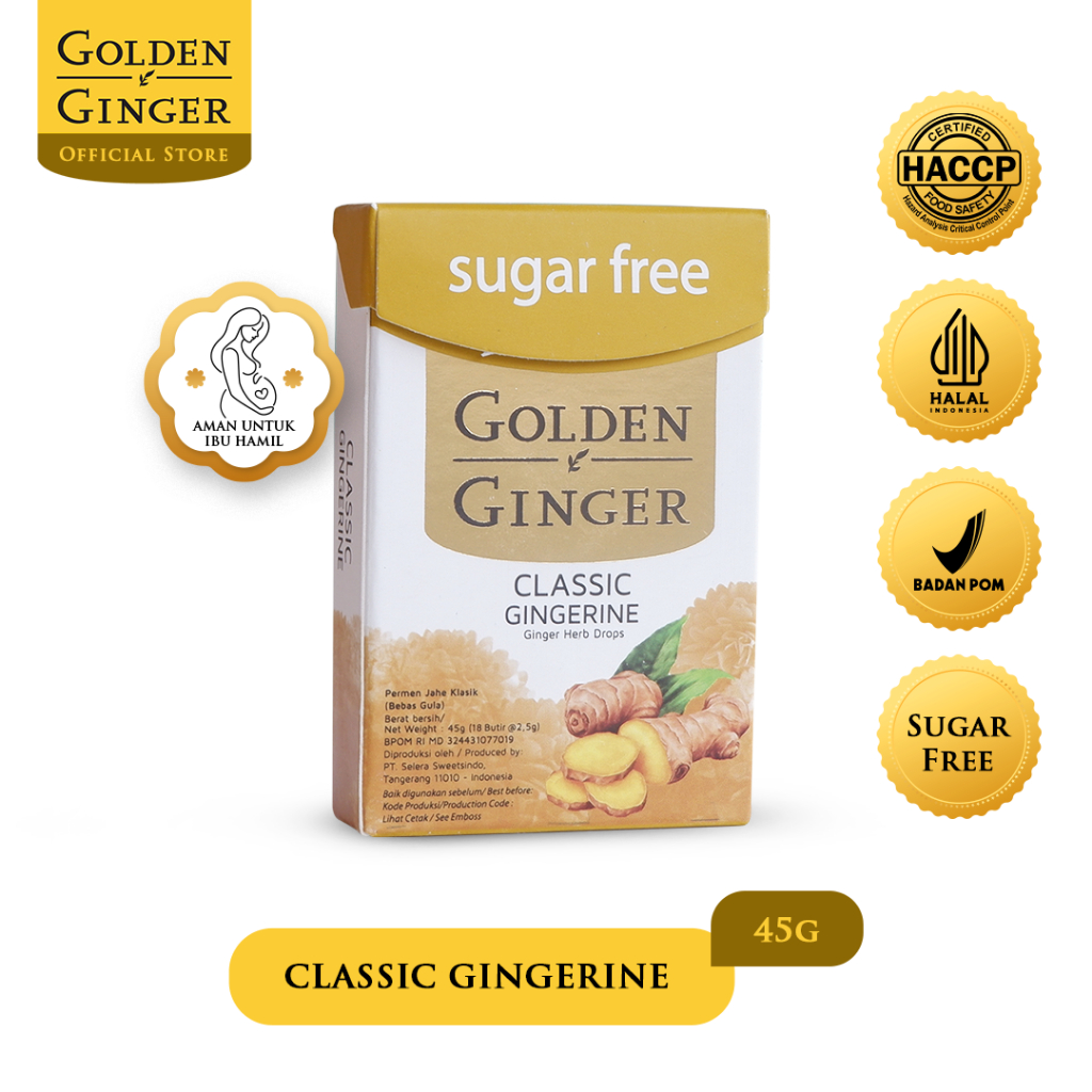 

Golden Ginger Classic Gingerine Sugar Free (Flip Top)
