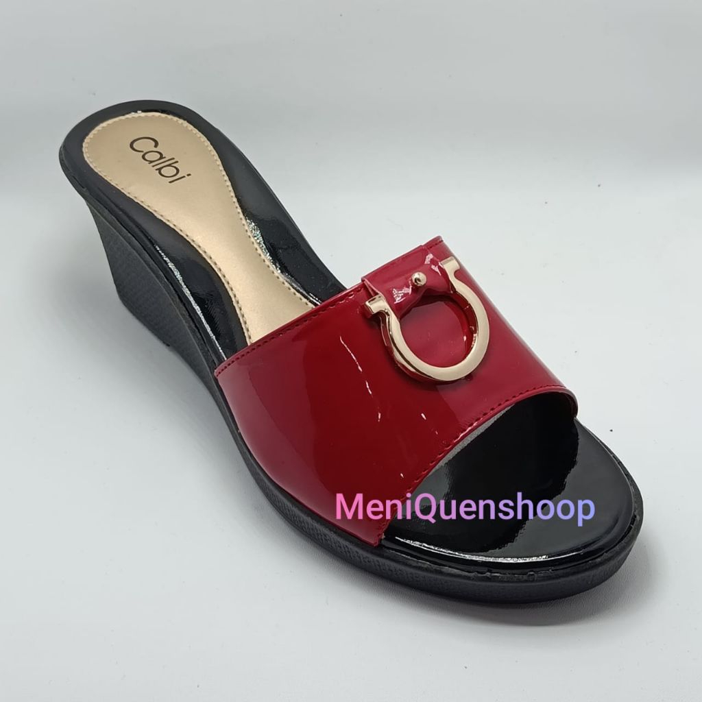 Calbi AU 1853 Sandal wedges Wanita Sandal slop Calbi Wanita Sandal Calbi Original