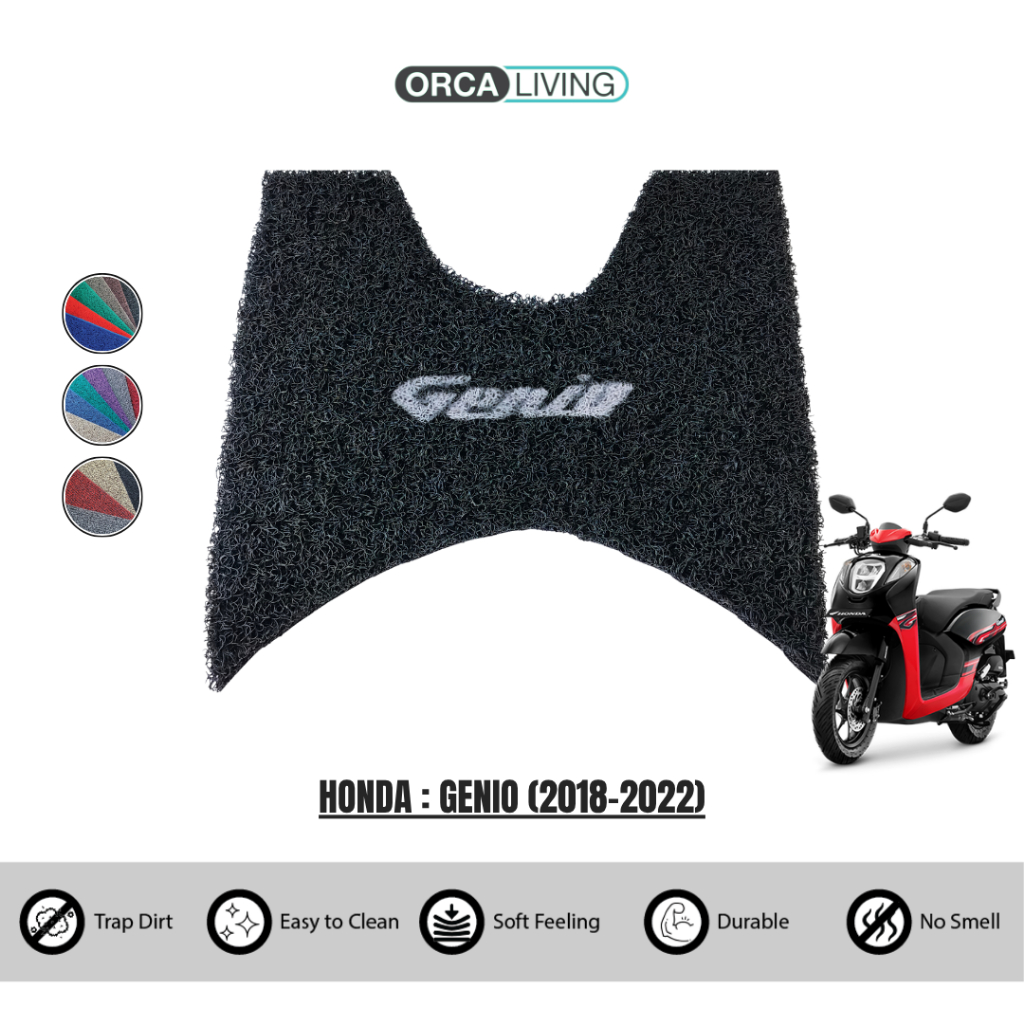 Karpet Mie Motor Honda GENIO (2018-2022) / Karpet Pijakan Alas Kaki Motor Honda GENIO (2018-2022) - 