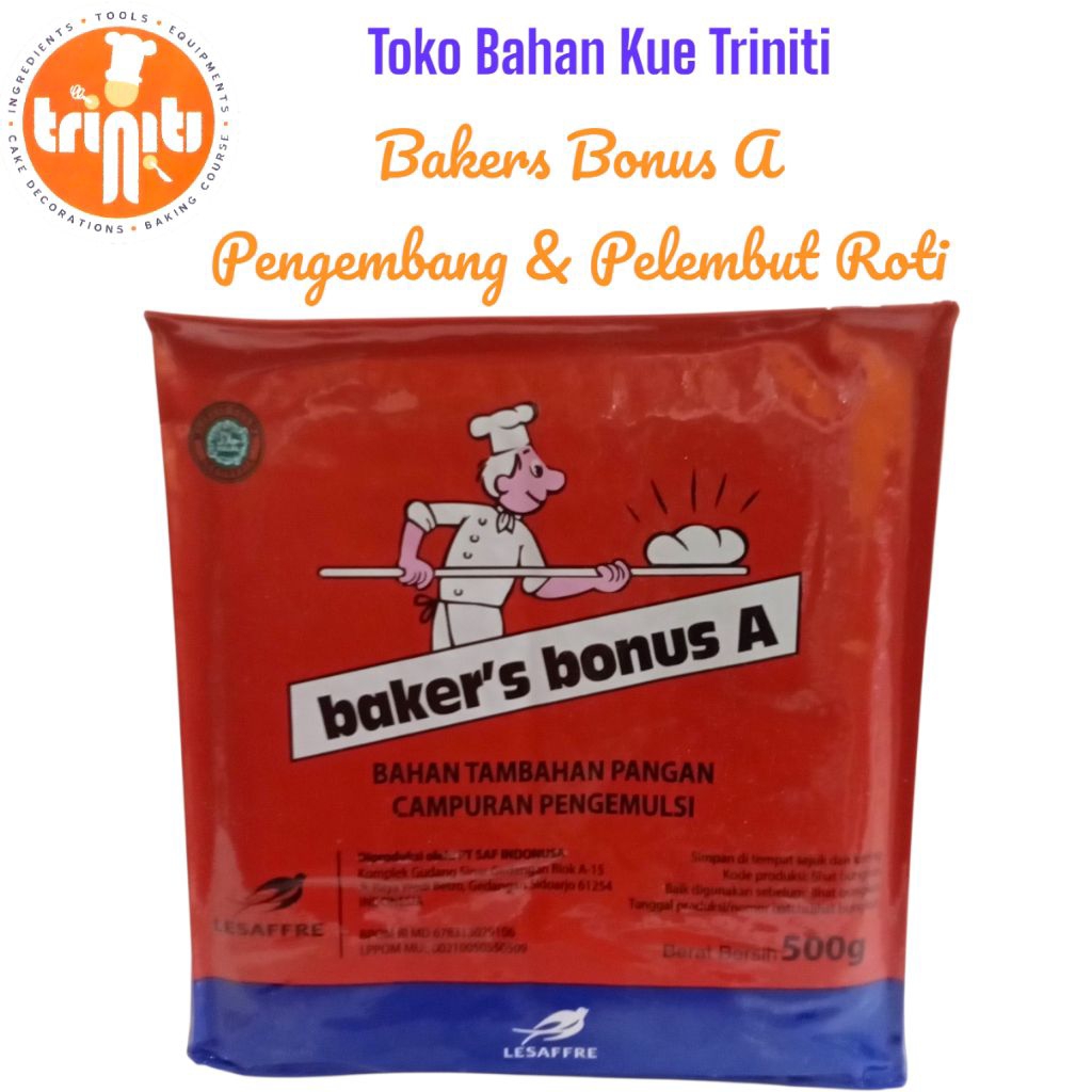 

Bakers Bonus A 500 Gram [ Pelembut Roti & Pengembang ]