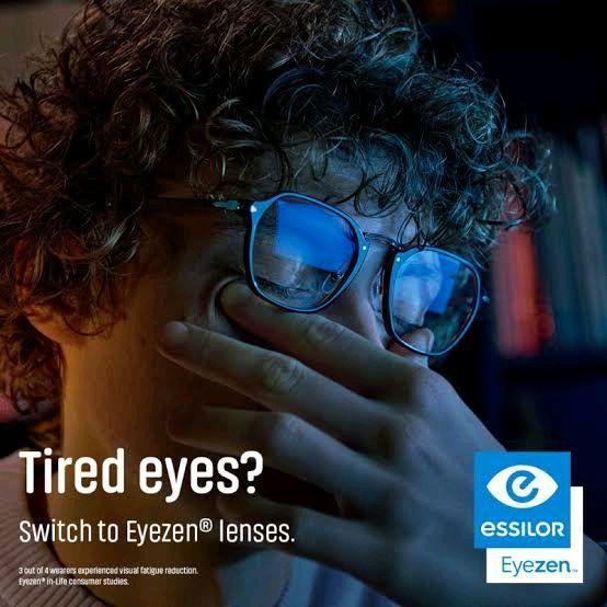 Lensa Kacamata Essilor SV Eyezen Blue UV Capture
