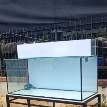 AQUARIUM KACA 100 50 50 SET TOP FILTER
