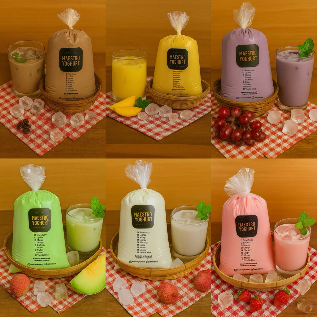 

Yoghurt Homemade Bandung |Kemasan Plastik| Fresh & Creamy | Tanpa Pengawet | 1000Ml