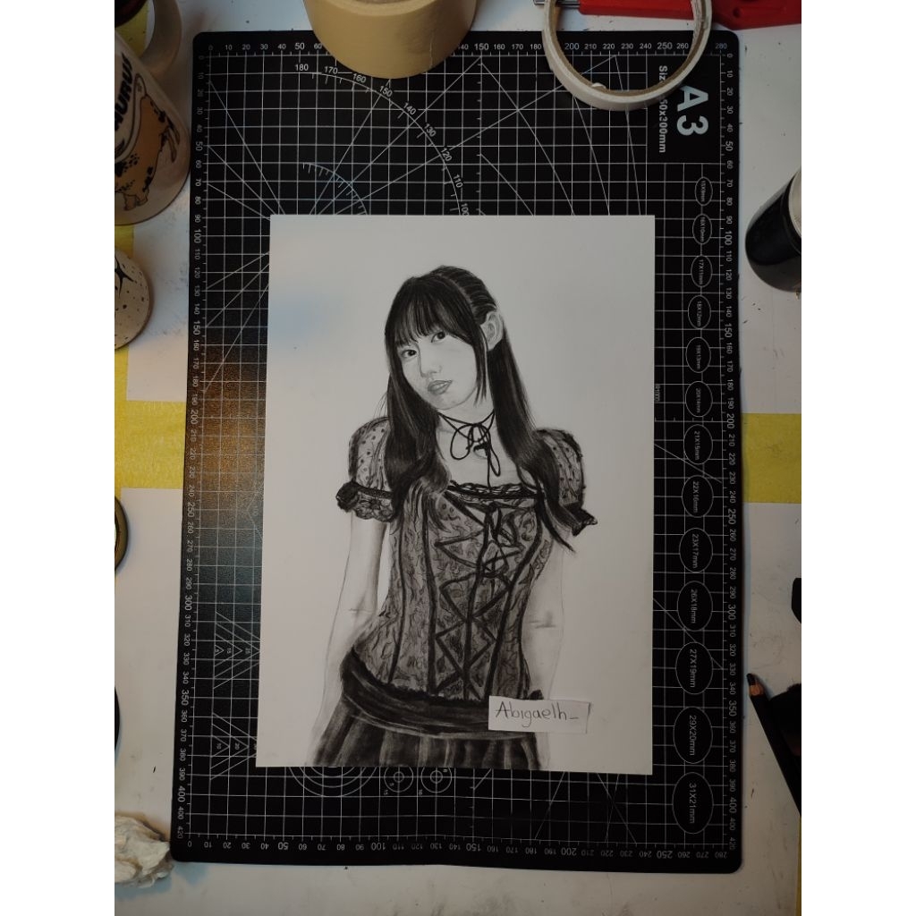 

sketch wajah jessi JKT48