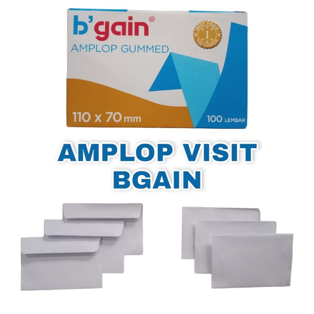 

{1pcs} Amplop Kecil Visit B'Gain 110 × 70mm