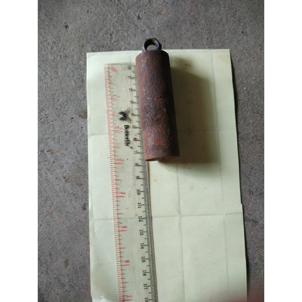 BESI PEMBERAT MANCING UKURAN 7,5CM 300GRAM BATU KAIL UMPAN PANCING