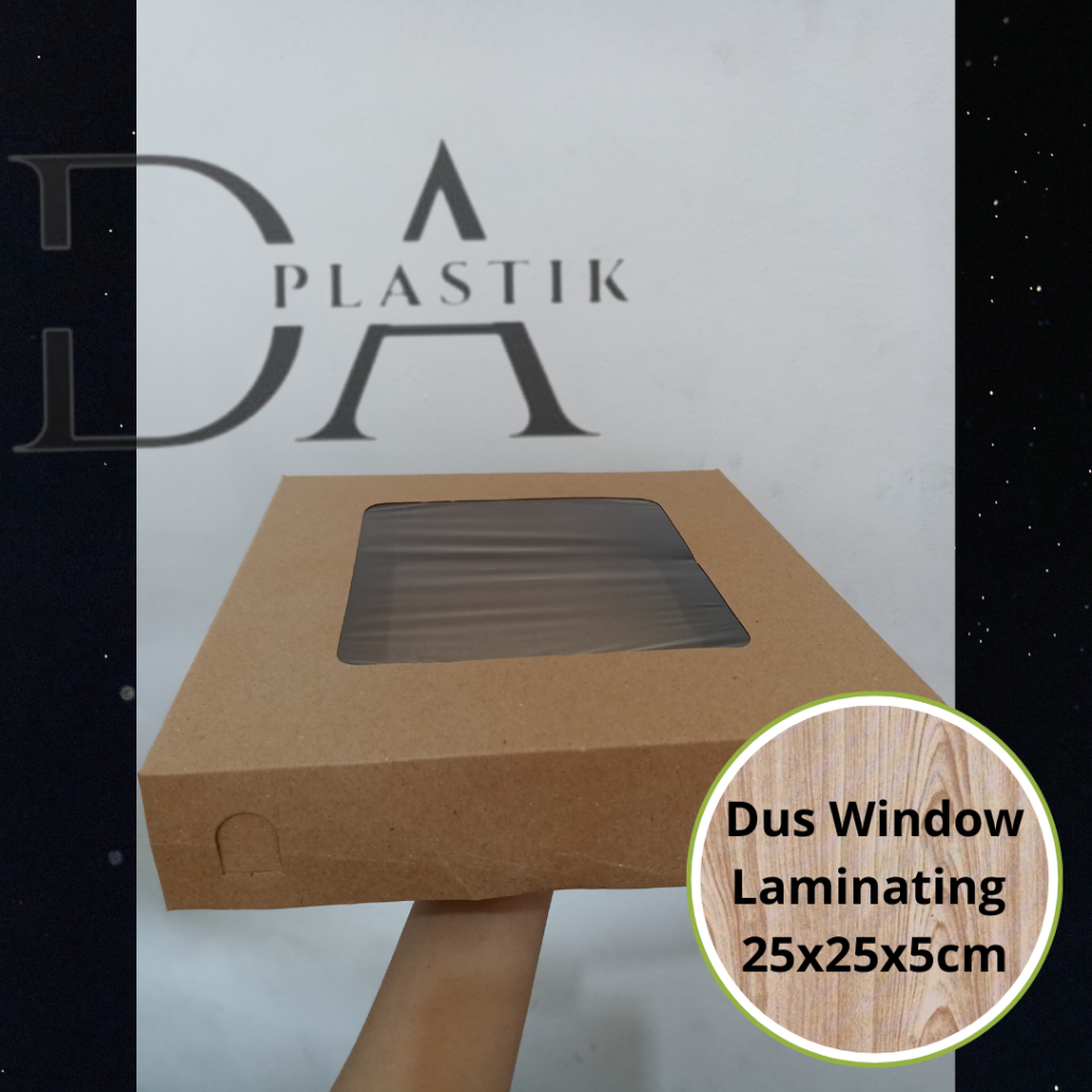 

Dus Kue Window Laminating 25x25x5cm Box Kue Laminasi