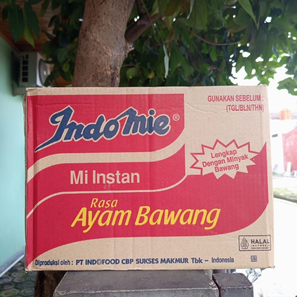 

indomie ayam bawang 1 dus/karton isi 40 pcs mie instan kuah