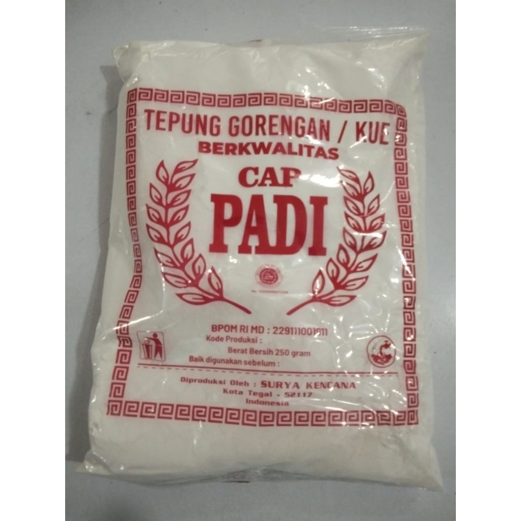 

TEPUNG GORENGAN / KUE BERKUALITAS CAP PADI 500 gram