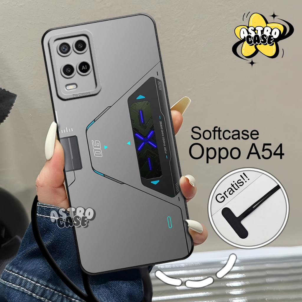 Softcase Oppo A54 Motif Geming Aesthetic Elegant Case Kekinian - Case Keren Gratis Tali Gantungan Hp