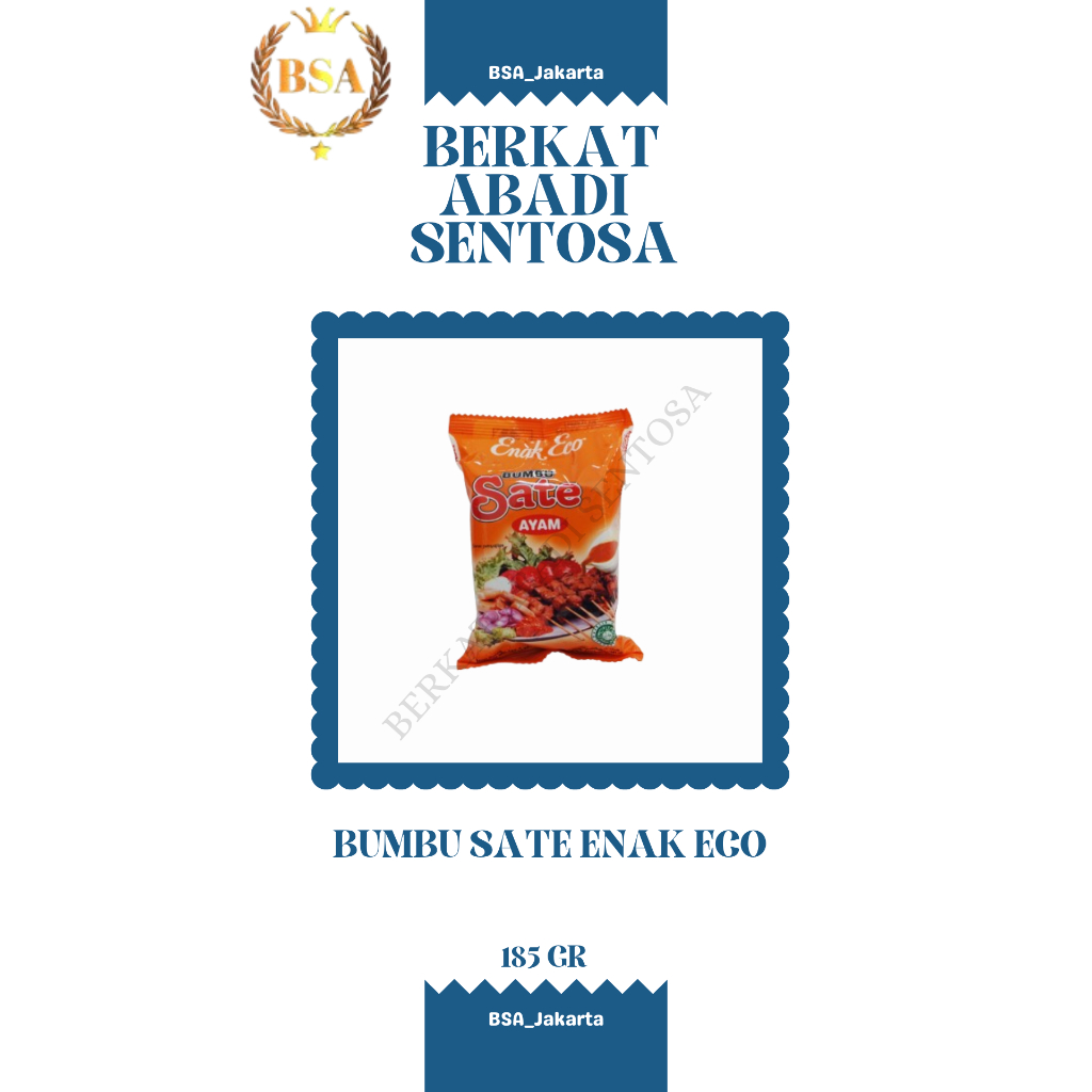 

BUMBU SATE ENAK ECO (185 GR)