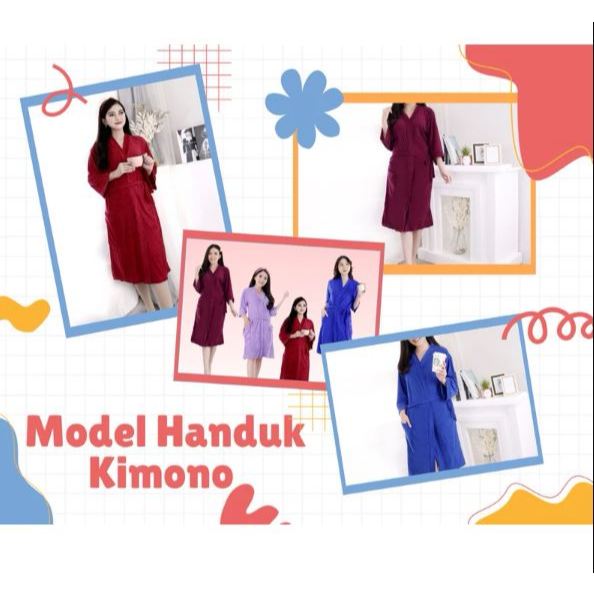 Hampers Handuk Dan Kimono Set Gift Box Seserahan Wedding Birthday Engagement / Kado Handuk Mandi Dan