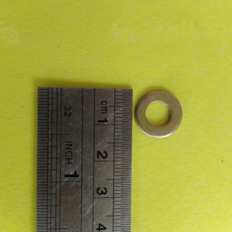 RING PLAT M6 KUNING / RING BAUT KUNCI 10 / RING PLAT KUNING M6 / RING PLAT M6 ZINK / PLATE M6 KUNING