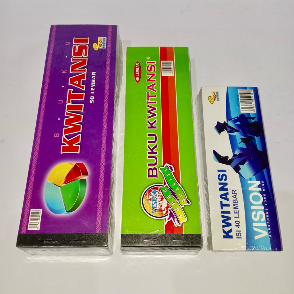

Kwitansi 1 pak isi 10 pcs