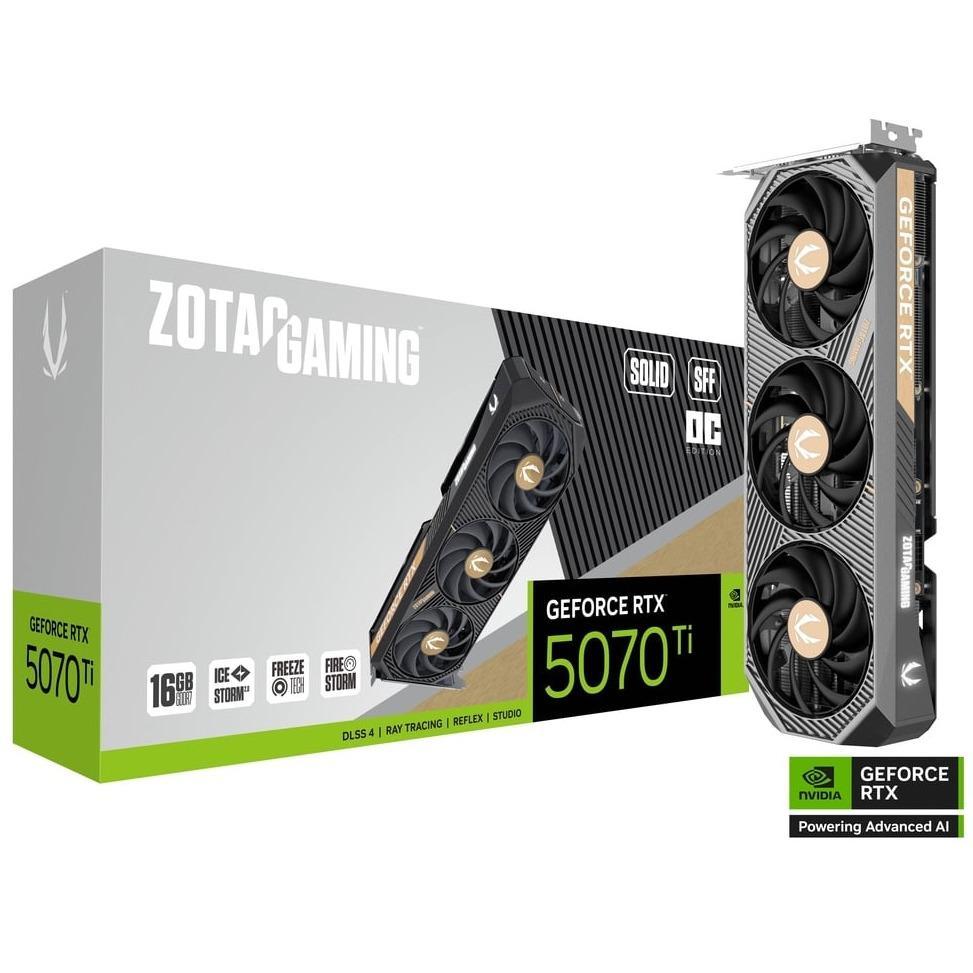 ZOTAC GAMING GEFORCE RTX 5070 TI SOLID SFF OC 16GB GDDR7 ZT-B50710J3-10P
