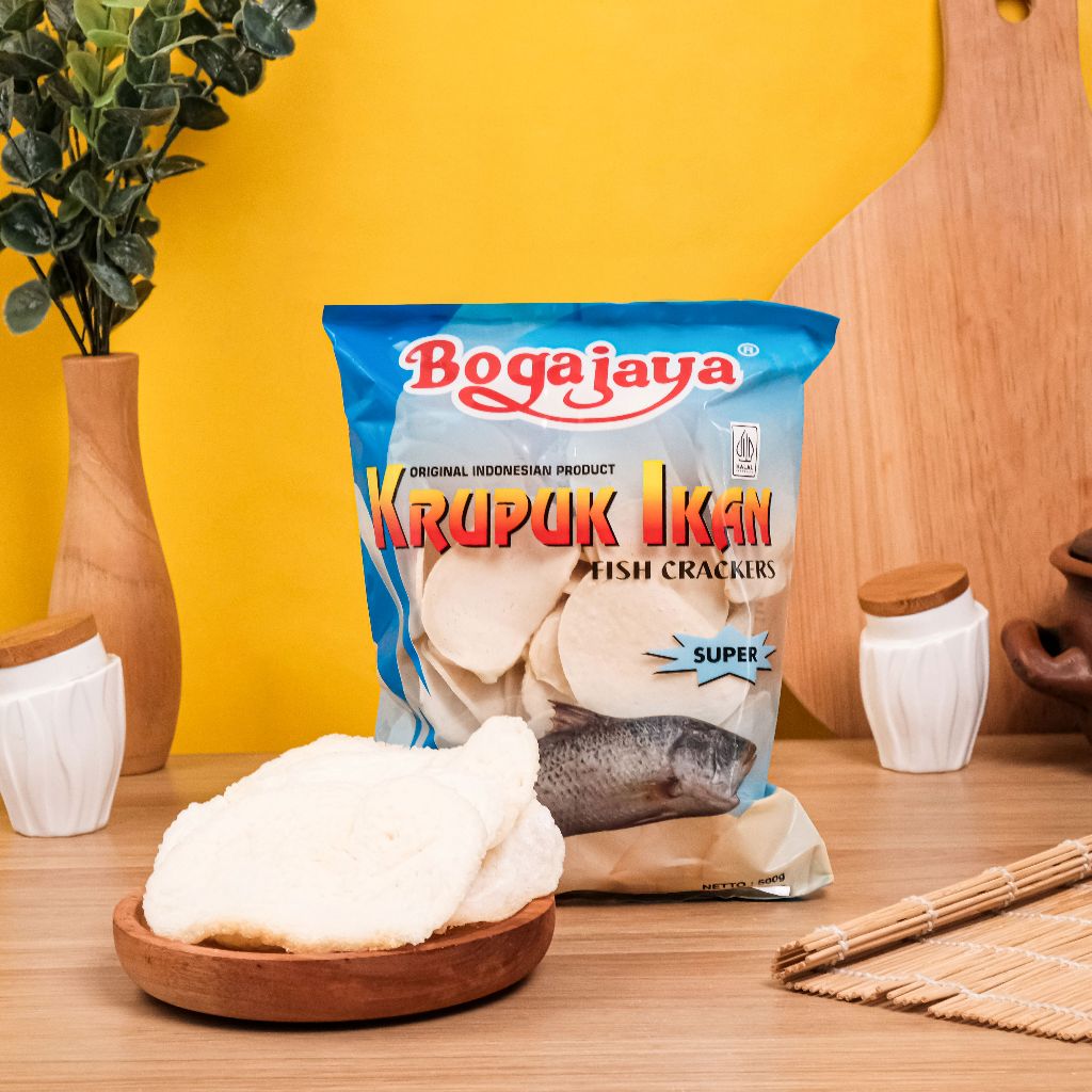 

BOGAJAYA Kerupuk Ikan Tenggiri 500Gr Mentah Oleh Oleh Surabaya
