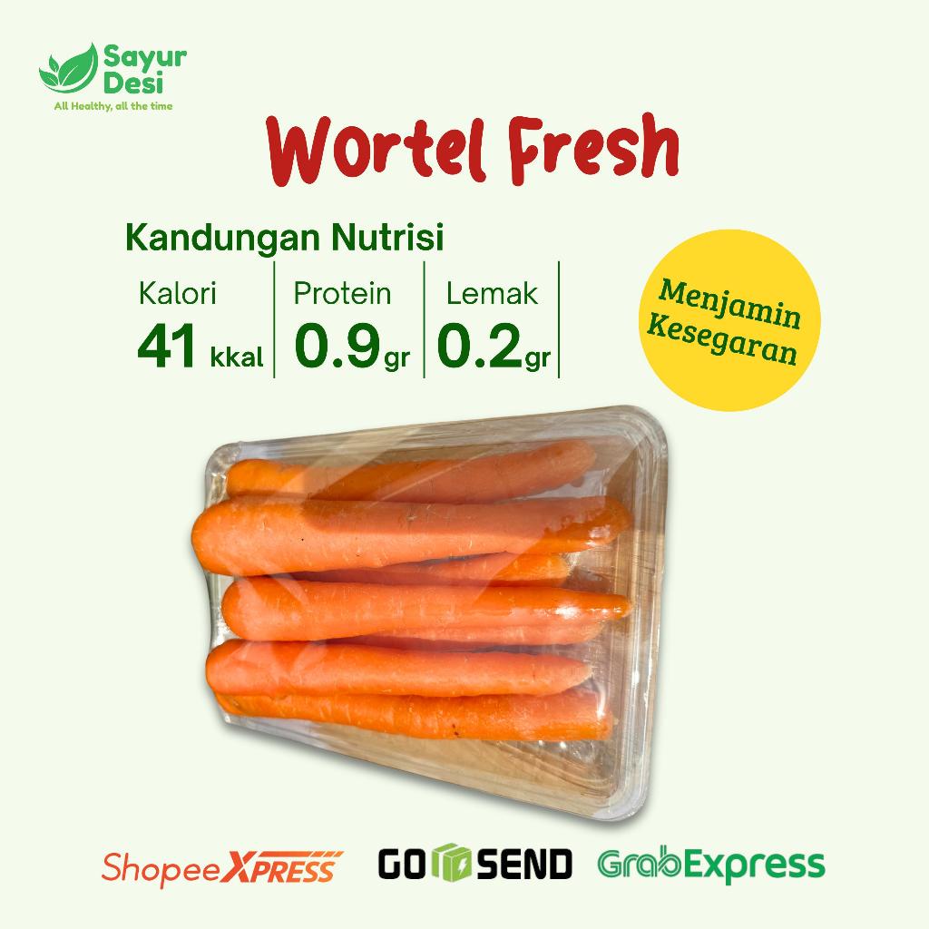 

Wortel fresh 250 Gram Sayur Desi