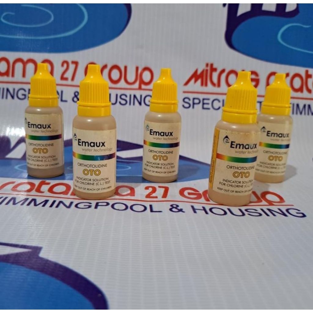 Refill Test Cairan Chlorine OTO | Cairan Emaux 15 ml