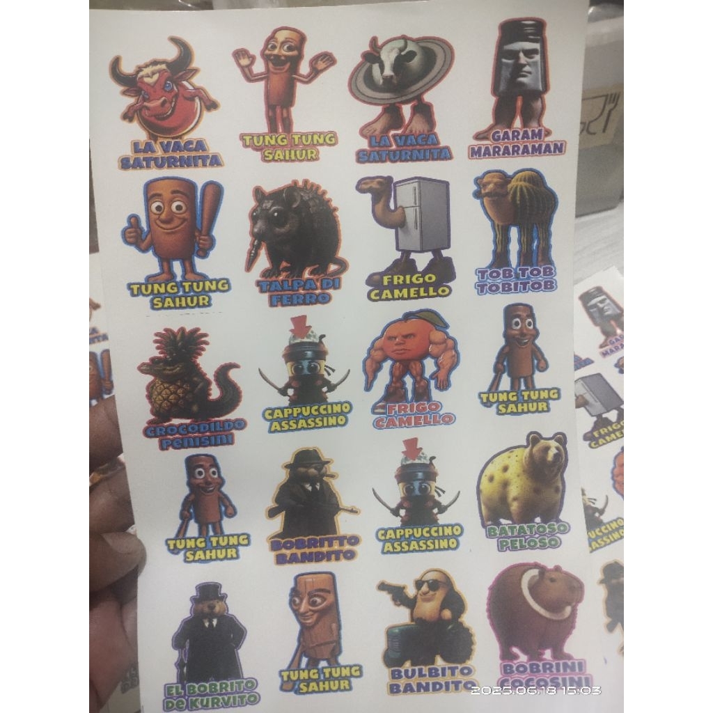 

STIKER TEMPELAN TUNG TUNGTUNG SAHUR 1LEMBAR ISI 20GAMBAR